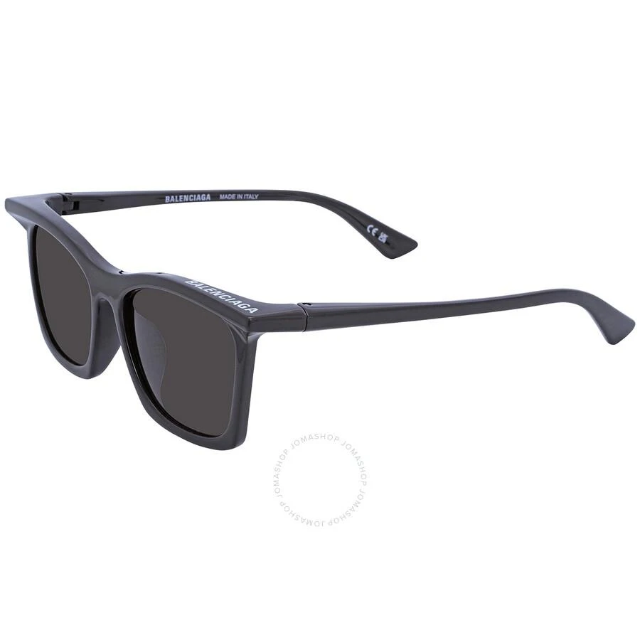 商品Balenciaga|Grey Square Unisex Sunglasses BB0099SA 001 54,价格¥1415,第3张图片详细描述