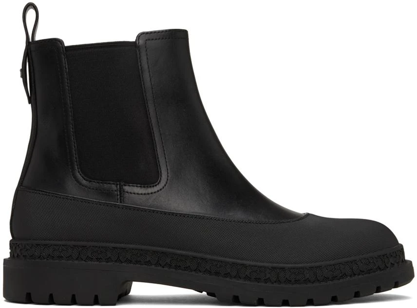 商品Coach|Black Carver Boots,价格¥2194,第1张图片