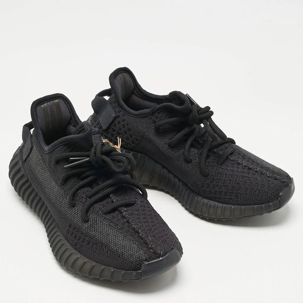 商品YEEZY|Yeezy x Adidas Black Knit Fabric Boost 350 V2 Onyx Sneakers Size 36 2/3,价格¥3698,第4张图片详细描述