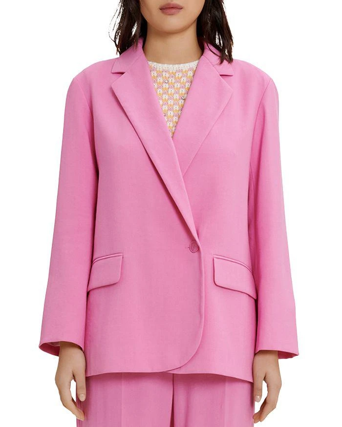 商品Maje|Vestale Floaty Suit Jacket,价格¥1992,第3张图片详细描述
