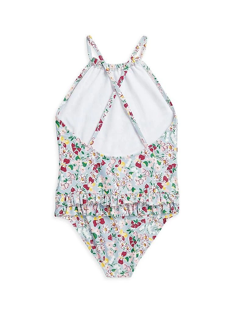 商品Ralph Lauren|Little Girl's Floral Halterneck One-Piece Swimsuit,价格¥333,第3张图片详细描述