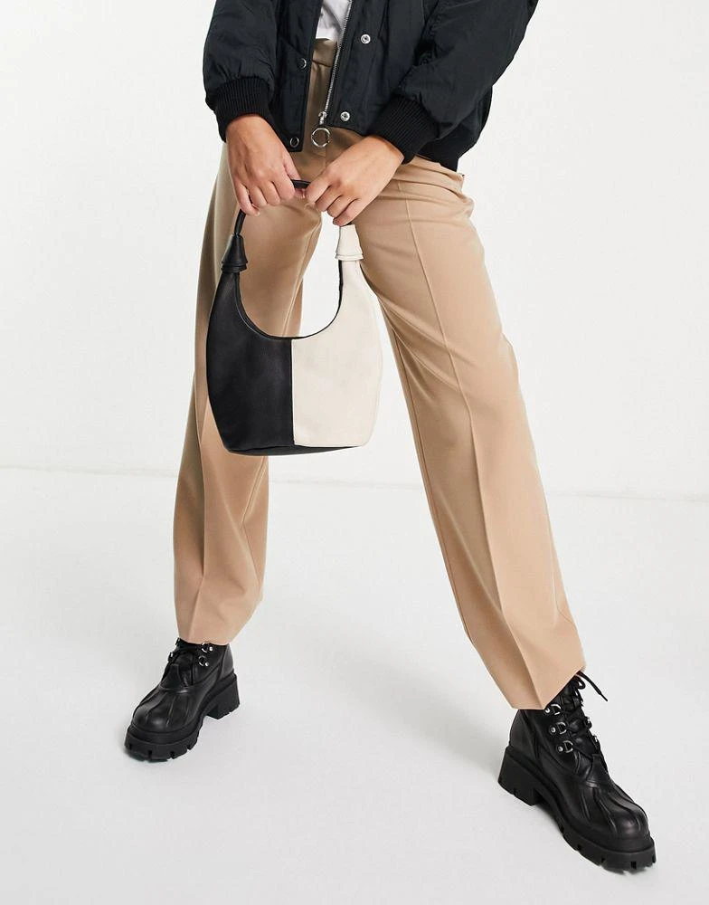 商品ASOS|ASOS DESIGN leather colourblock shoulder bag ,价格¥214,第4张图片详细描述