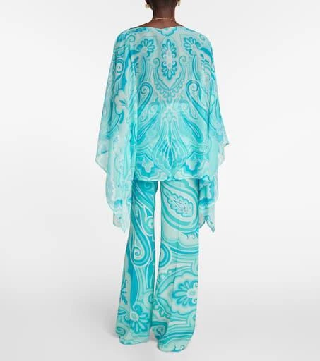 商品ETRO|Paisley silk chiffon top,价格¥3052,第3张图片详细描述