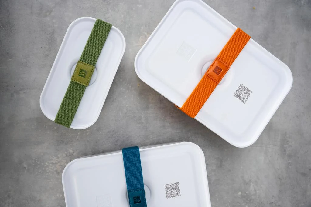 商品ZWILLING|Fresh & Save Plastic Lunch Box Set, Airtight Food Storage Container, Meal Prep Container, BPA-Free, White - Assorted sizes,价格¥401,第1张图片