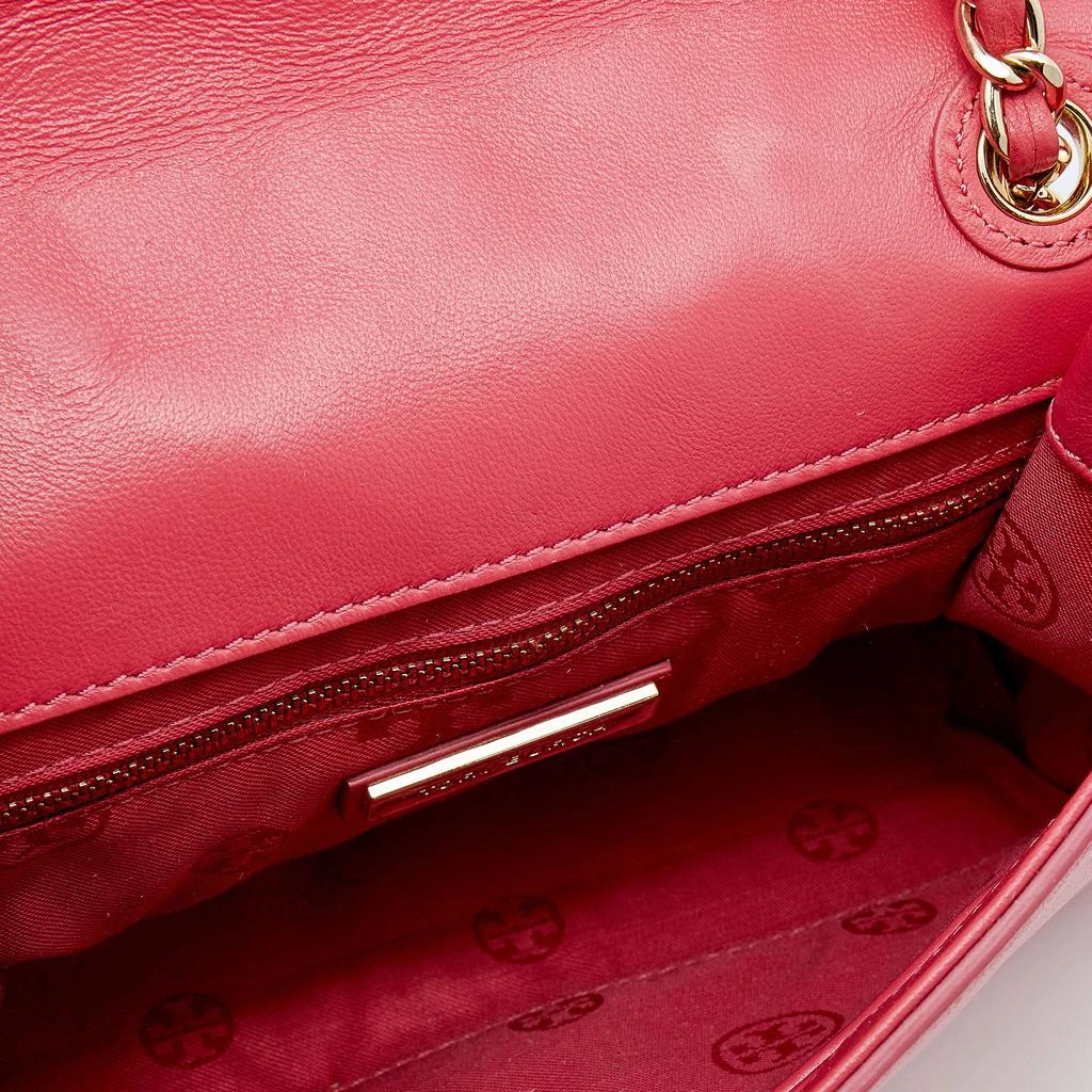 Tory Burch Red Leather Medium Fleming Shoulder Bag 商品