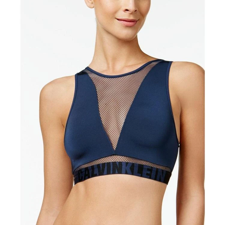 商品Calvin Klein|ID High-Neck Bralette QF1778 内衣,价格¥82,第1张图片