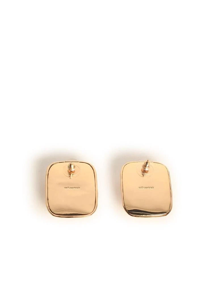 商品Self Portrait|Self-Portrait Mottled' Gold-Plated Brass Earrings,价格¥1464,第2张图片详细描述