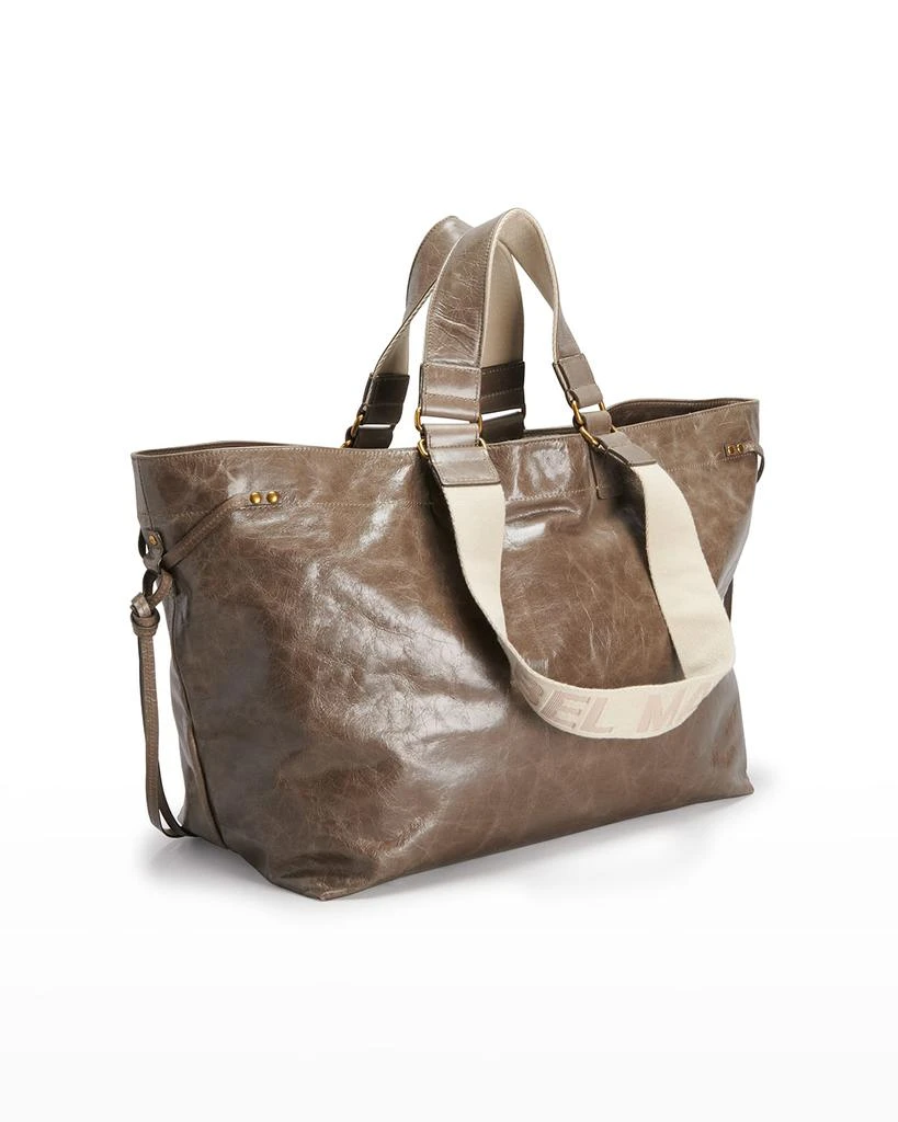 商品Isabel Marant|Wardy Double-Handle Leather Tote Bag,价格¥7679,第3张图片详细描述