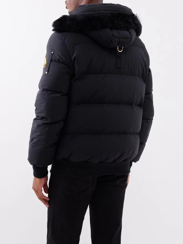 商品Moose Knuckles|Gold Stagg shearling-trim quilted down coat,价格¥5551,第5张图片详细描述