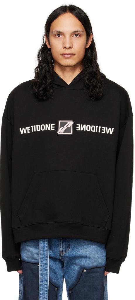 商品We11done|Black Bonded Hoodie,价格¥1294,第1张图片