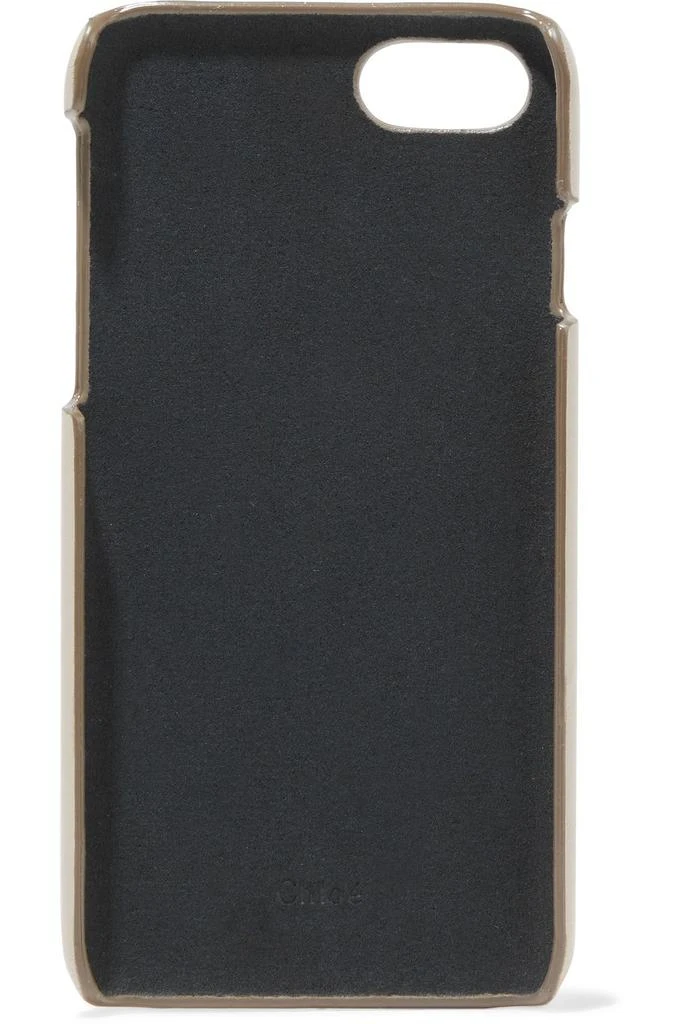 商品Chloé|Vick logo-embossed leather iPhone 7 and 8 case,价格¥609,第2张图片详细描述