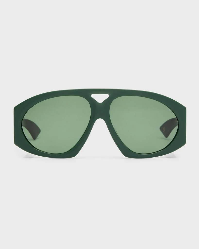 商品KAREN WALKER|Logo Acetate Aviator Sunglasses,价格¥1377,第3张图片详细描述