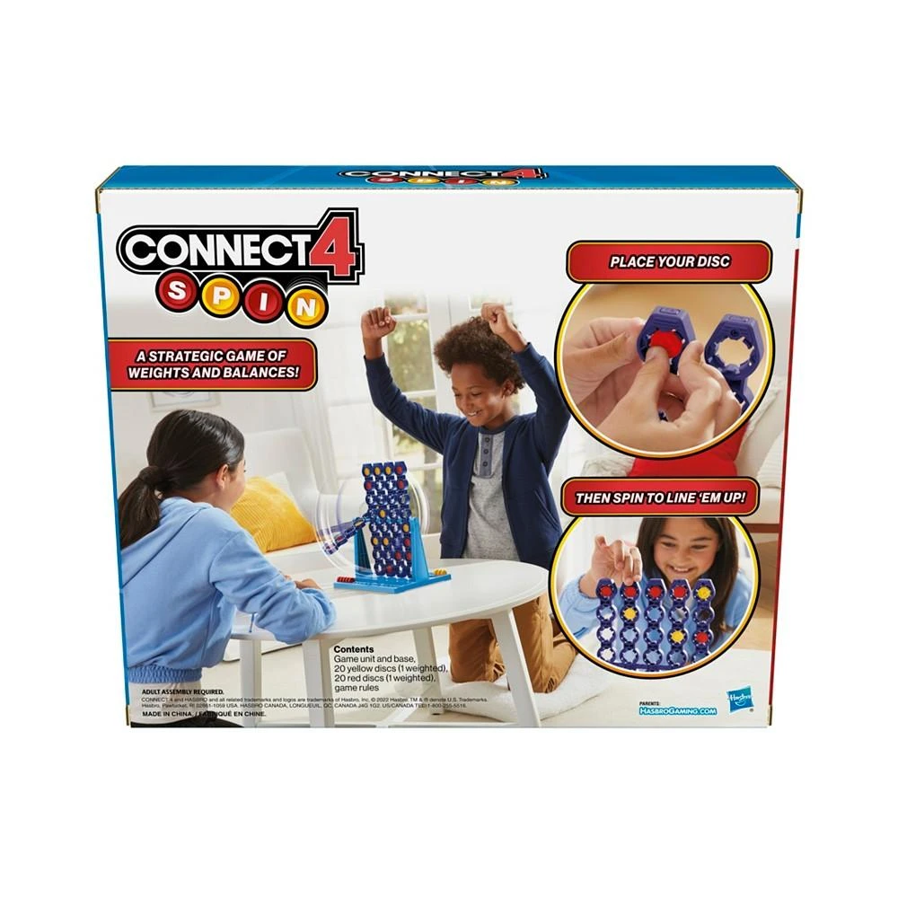 商品Hasbro|Connect 4 Spin, Features Spinning Connect 4 Grid, 2 Player Board Game,价格¥82,第5张图片详细描述