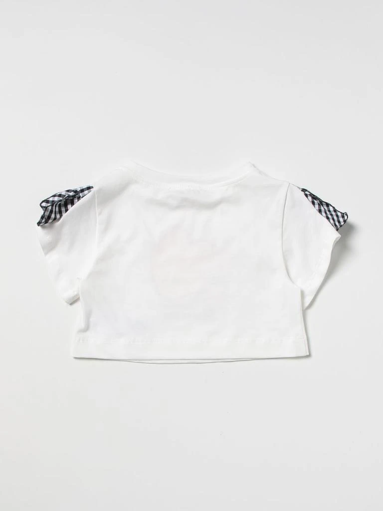 商品MONNALISA|Monnalisa cropped t-shirt with logo,价格¥445,第2张图片详细描述