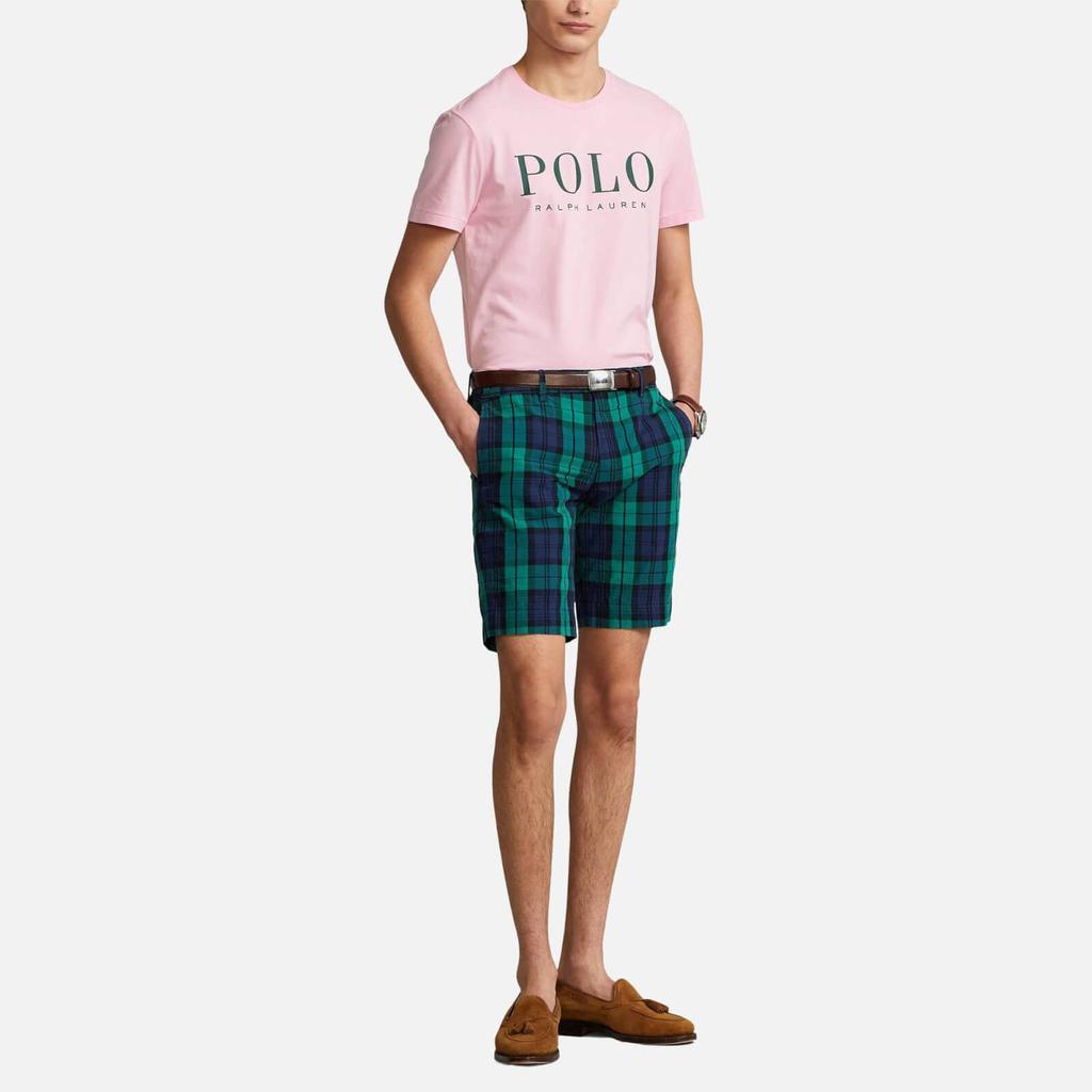 商品Ralph Lauren|Polo Ralph Lauren Men's Custom Slim Fit Logo T-Shirt - Carmel Pink,价格¥420,第5张图片详细描述