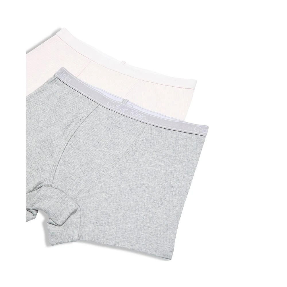 商品Calvin Klein|Big Girls Rib Shortie, Pack of 2,价格¥117,第3张图片详细描述