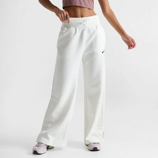 商品NIKE|Women's Nike Sportswear Phoenix Fleece High-Waisted Wide-Leg Sweatpants,价格¥447,第3张图片详细描述