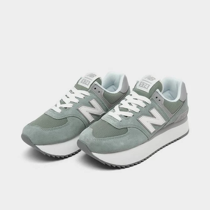 商品New Balance|Women's New Balance 574+ Platform Casual Shoes,价格¥612,第2张图片详细描述