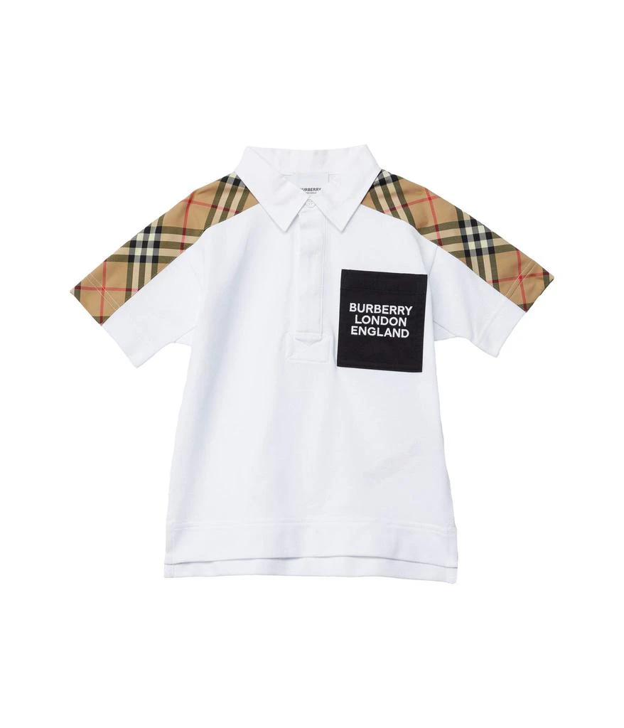 商品Burberry|Johnathan Polo Shirt (Little Kids/Big Kids),价格¥1279,第1张图片