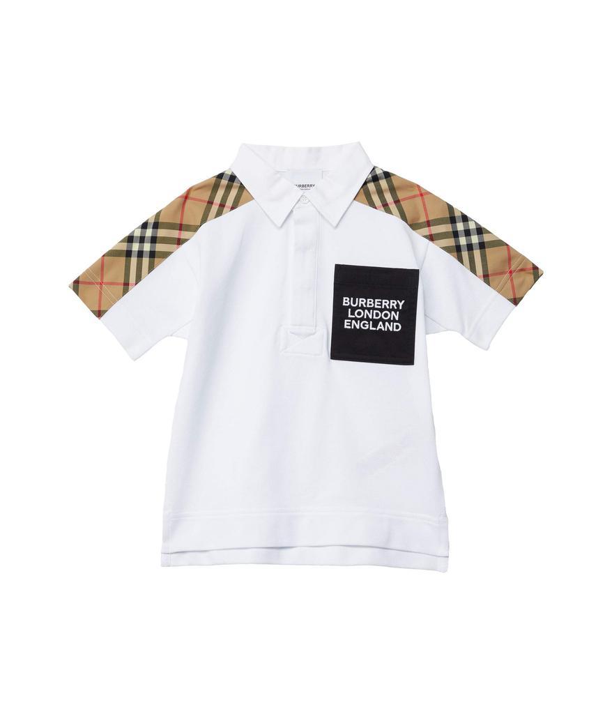 商品Burberry|Johnathan Polo Shirt (Little Kids/Big Kids),价格¥974,第1张图片