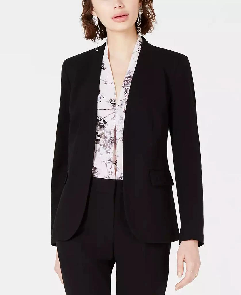 商品Bar III|Women's Collarless Open-Front Blazer, Created for Macy's,价格¥741,第3张图片详细描述