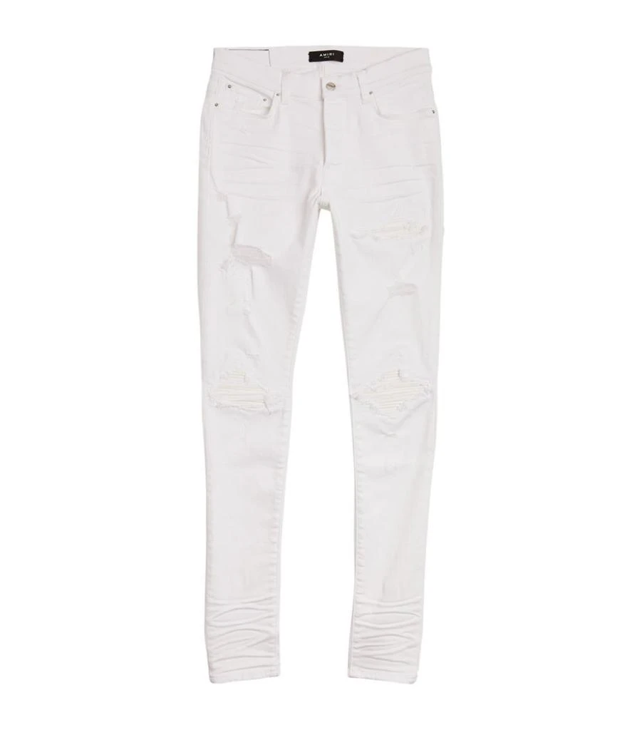 商品AMIRI|MX1 Distressed Mid-Rise Skinny Jeans,价格¥10547,第1张图片