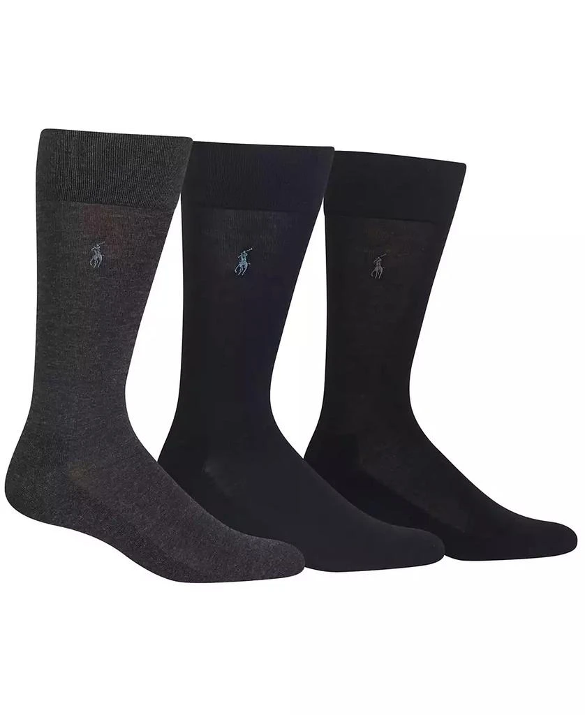 商品Ralph Lauren|3 Pack Dress Men's Socks,价格¥183,第1张图片