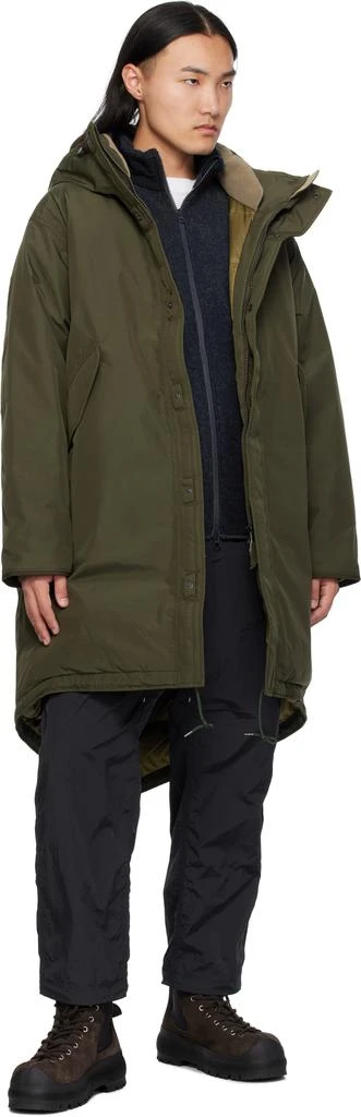 商品Nanamica|Khaki GORE-TEX Long Down Coat,价格¥7816,第5张图片详细描述