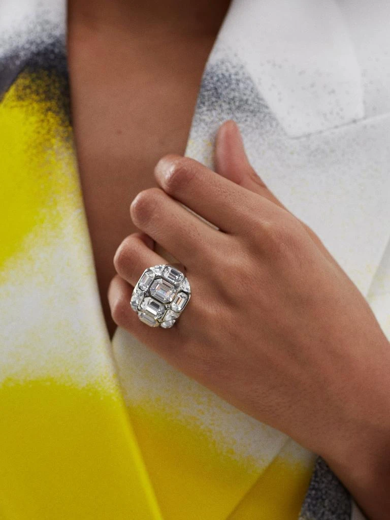 商品Alexander McQueen|Cosmic crystal-embellished ring,价格¥4010,第2张图片详细描述