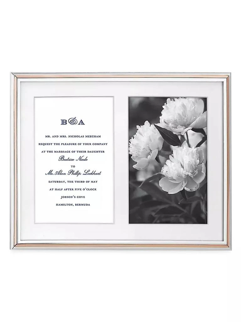 商品Kate Spade|Rosy Glow Double Invitation Frame,价格¥979,第1张图片