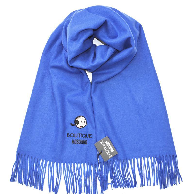 商品Moschino|Moschino莫斯奇诺  橄榄玩具熊围巾 - 蓝色,价格¥835,第1张图片