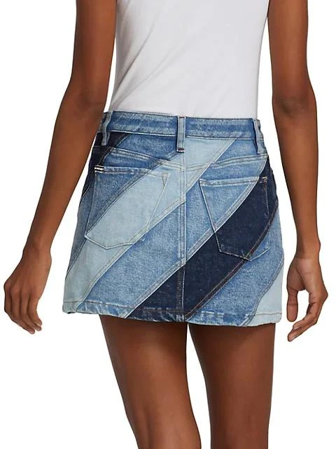商品Alice + Olivia|Good High-Waisted Denim Miniskirt,价格¥887,第5张图片详细描述