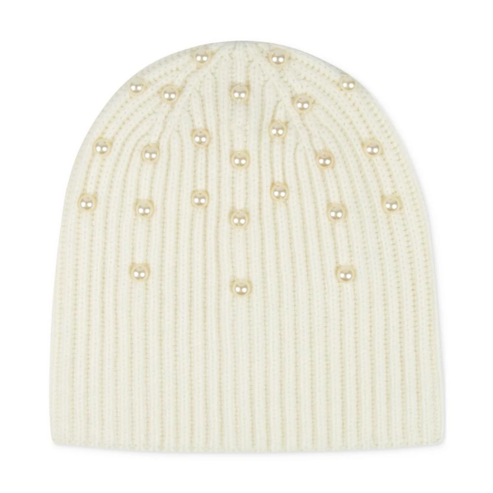 商品Kate Spade|Women's Imitation Pearl Wool Beanie,价格¥519,第1张图片