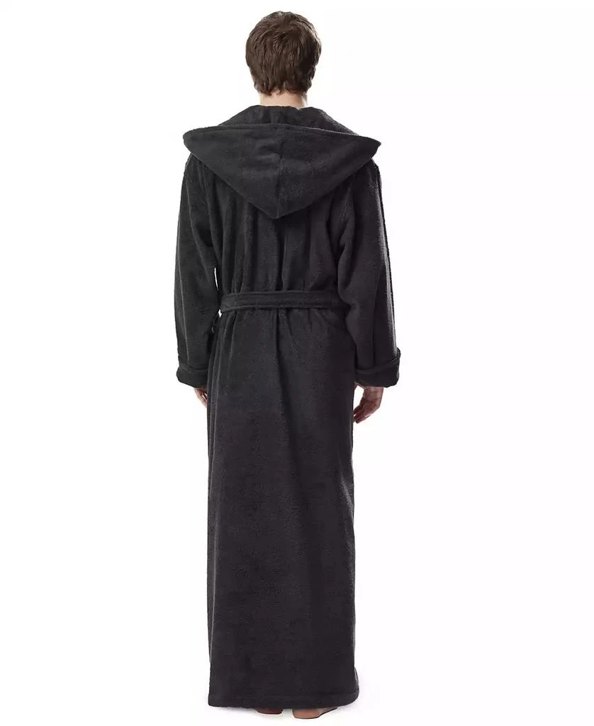 商品ARUS|Men's Thick Full Ankle Length Hooded Turkish Cotton Bathrobe,价格¥986,第4张图片详细描述