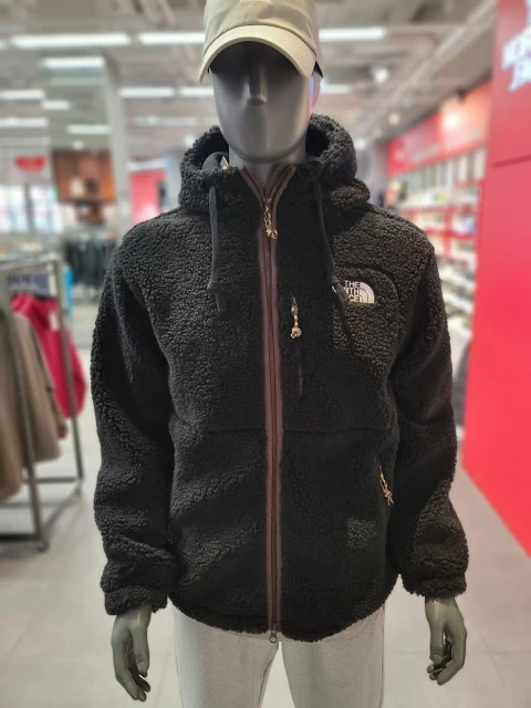 商品The North Face|【Brilliant|包邮包税】北面户外 男女共用 PLAY 绿色 绒布 连帽 NJ4FN64B BLK,价格¥998,第1张图片