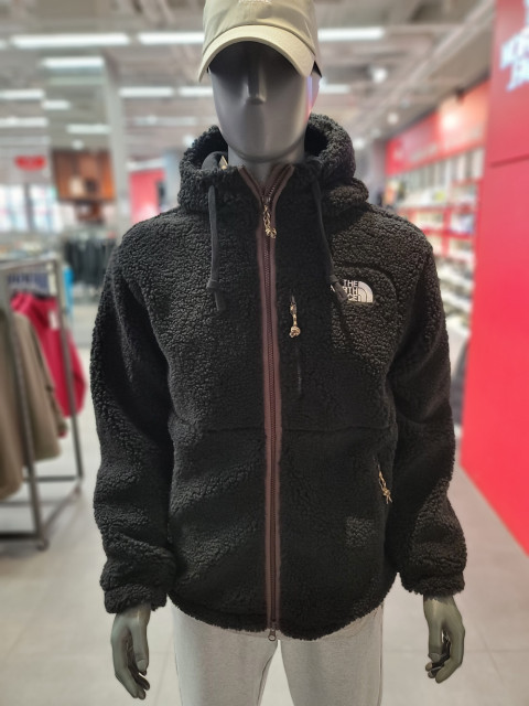 商品The North Face|【Brilliant|包邮包税】北面户外 男女共用 PLAY 绿色 绒布 连帽 NJ4FN64B BLK,价格¥1196,第1张图片