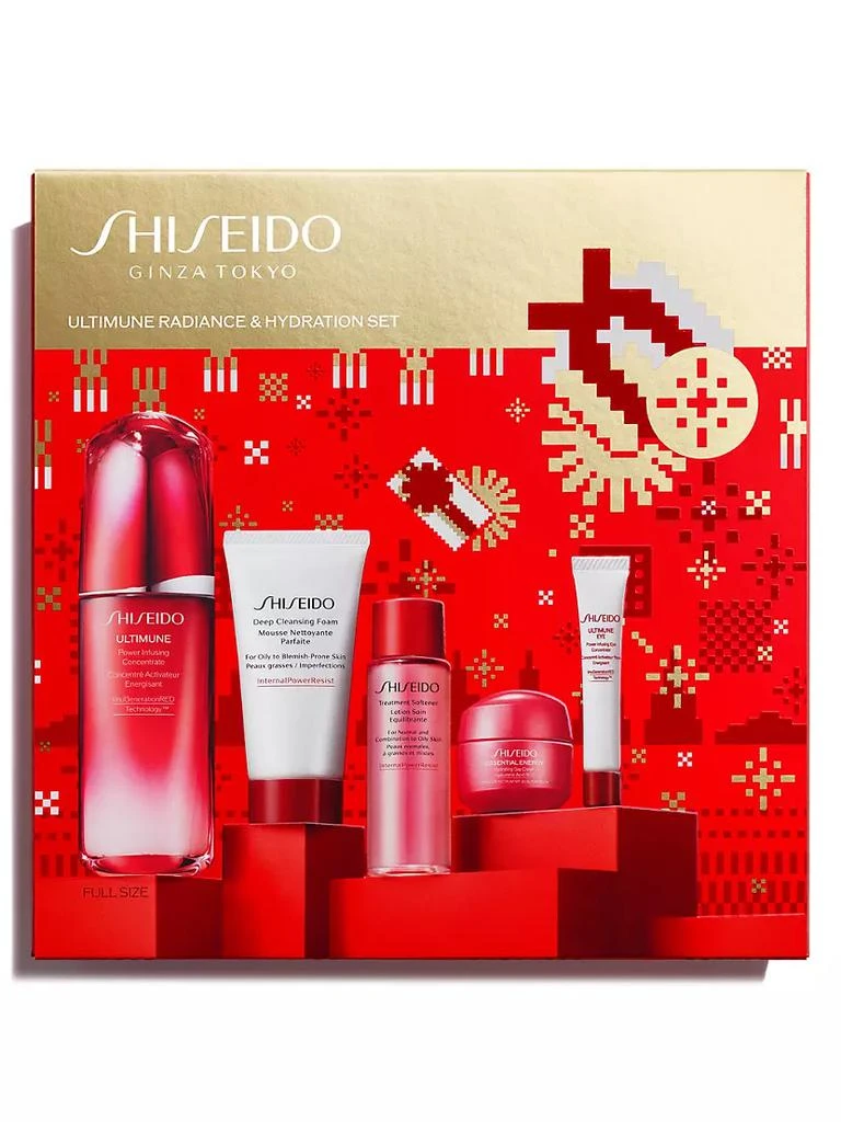 商品Shiseido|Ultimune Radiance & Hydration 5-Piece Skin Care Set,价格¥1027,第3张图片详细描述