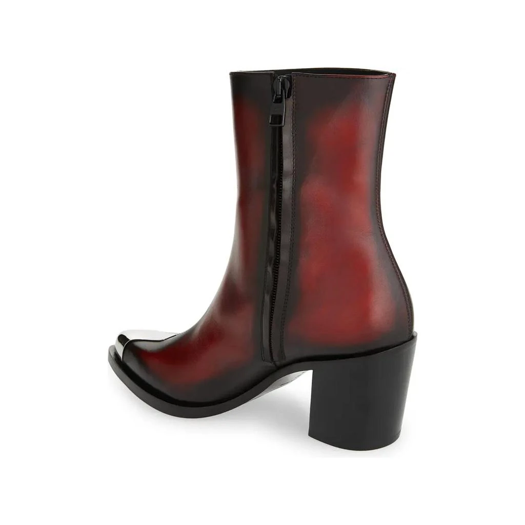 商品Alexander McQueen|Alexander Mcqueen Leather Cowboy Punk Boots,价格¥3854,第3张图片详细描述