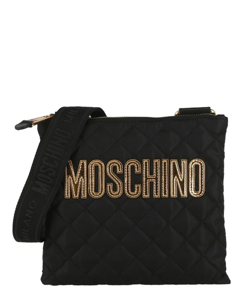 商品Moschino|Quilted Nylon Logo Crossbody Bag,价格¥2633,第1张图片