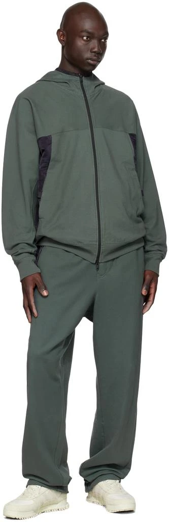 商品Y-3|Green & Black Paneled Hoodie,价格¥877,第5张图片详细描述