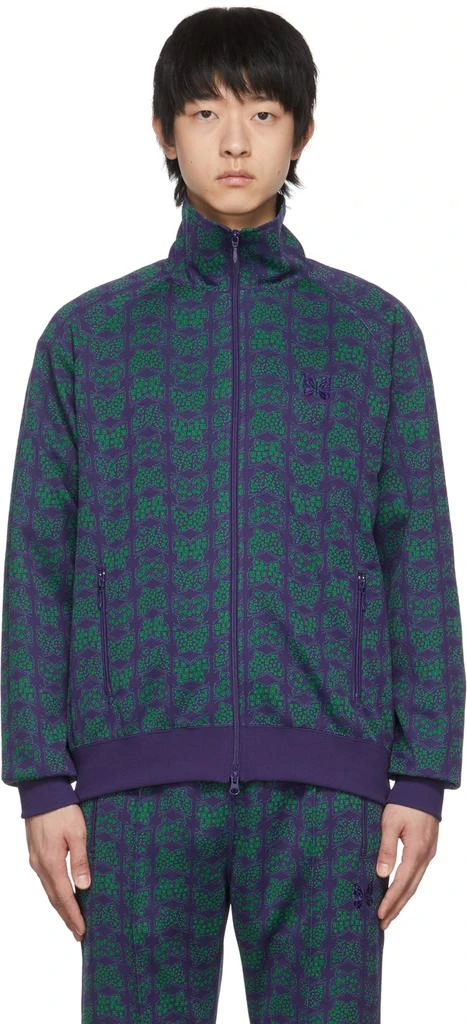 商品Needles|Purple & Green Track Jacket,价格¥1501,第1张图片