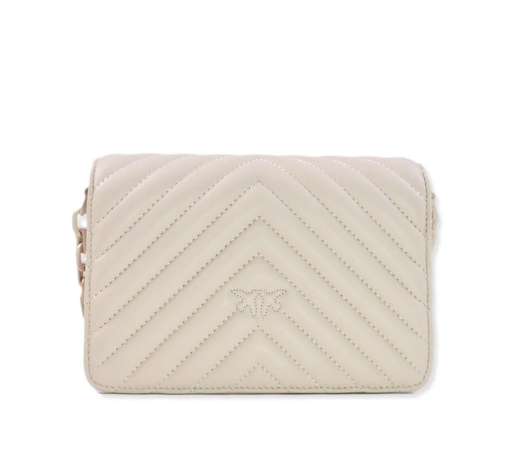 商品PINKO|Pinko Logo-Plaque Quilted Crossbody Bag,价格¥2382,第2张图片详细描述