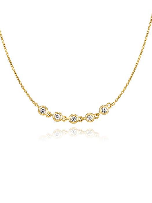 Essence 14K Cluster Necklace商品第1张图片规格展示