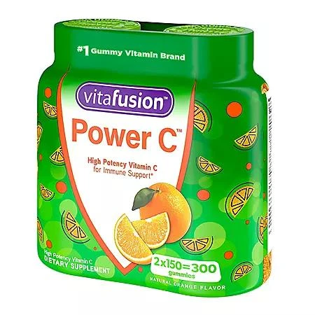 Vitafusion 高效抗氧 免疫支持 维C软糖 (300 ct.)  商品