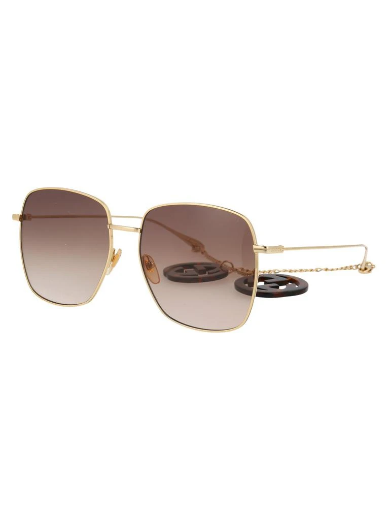 商品Gucci|Gucci Eyewear Pendant Detail Square Frame Sunglasses,价格¥2317,第2张图片详细描述