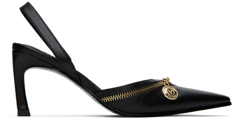 商品Versace|Black Mandy Heeled Sandals,价格¥1518,第1张图片