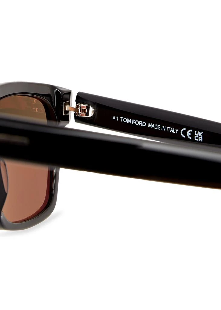 商品Tom Ford|Buckley 02 black square-frame sunglasses,价格¥2557,第3张图片详细描述