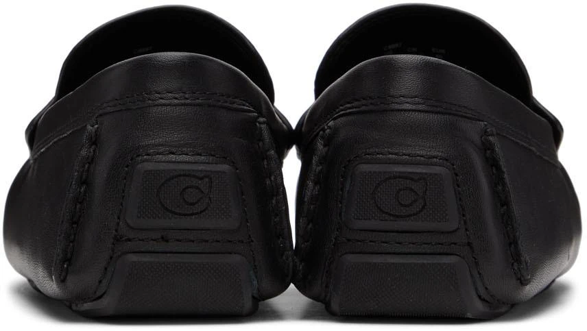 商品Coach|Black Leather Coin Loafers,价格¥862,第2张图片详细描述