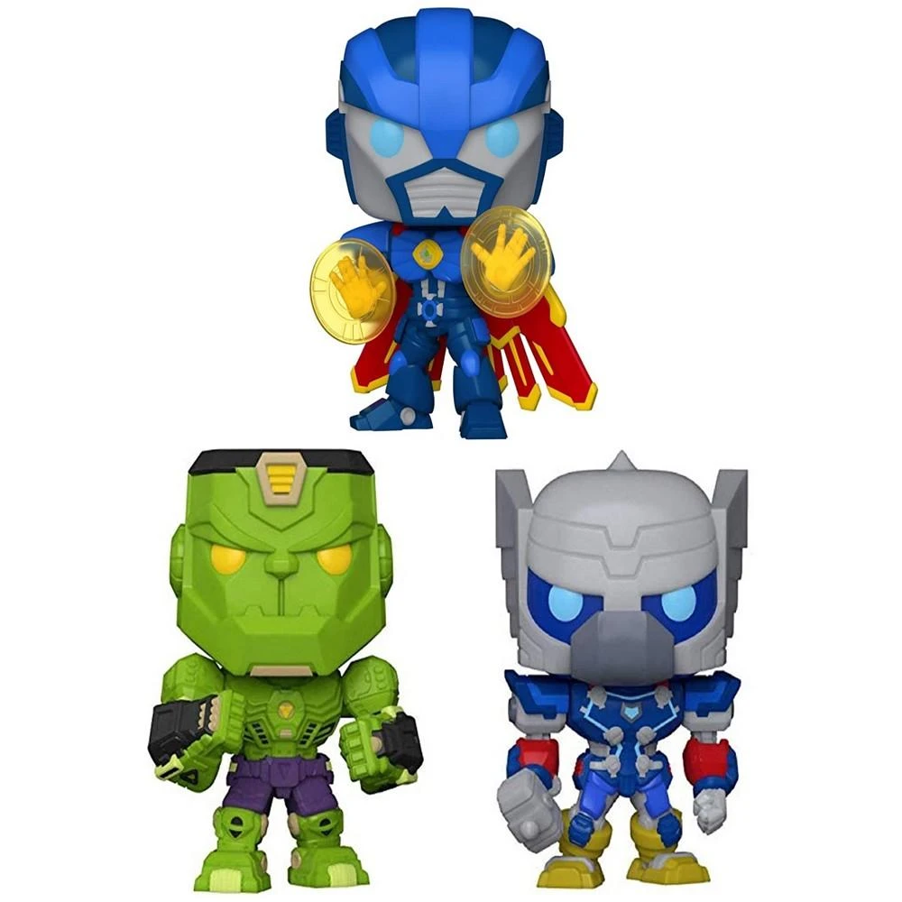 商品Funko|Marvel POP Marvel Mech Dr. Strange Hulk and Thor Collectors Set, 3 Piece,价格¥237,第1张图片