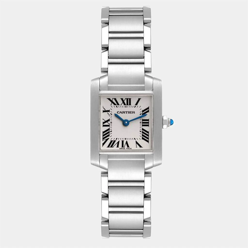 商品[二手商品] Cartier|Cartier Tank Francaise Small Silver Dial Steel Ladies Watch W51008Q3 20 x 25 mm,价格¥26539,第1张图片